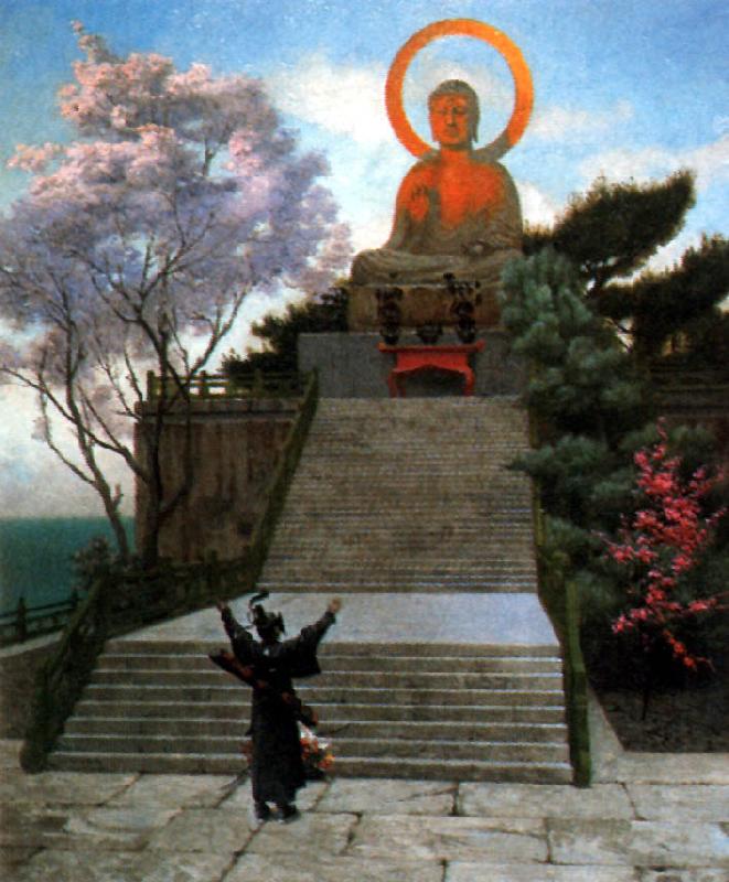 Jean Leon Gerome A Japanese Imploring a Divinity China oil painting art